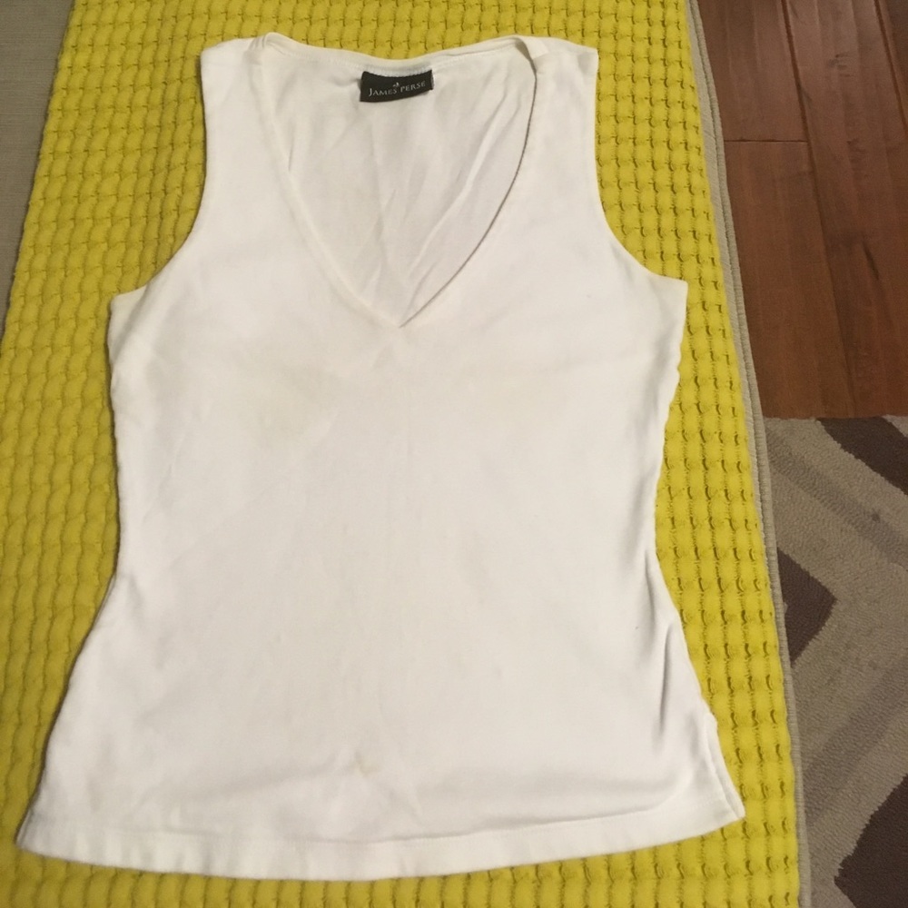 James Perse Vneck sleeveless tee