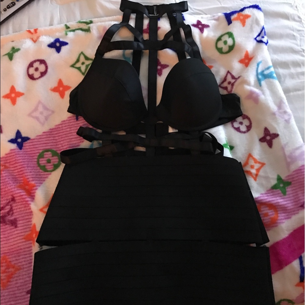 Black sexy lingerie