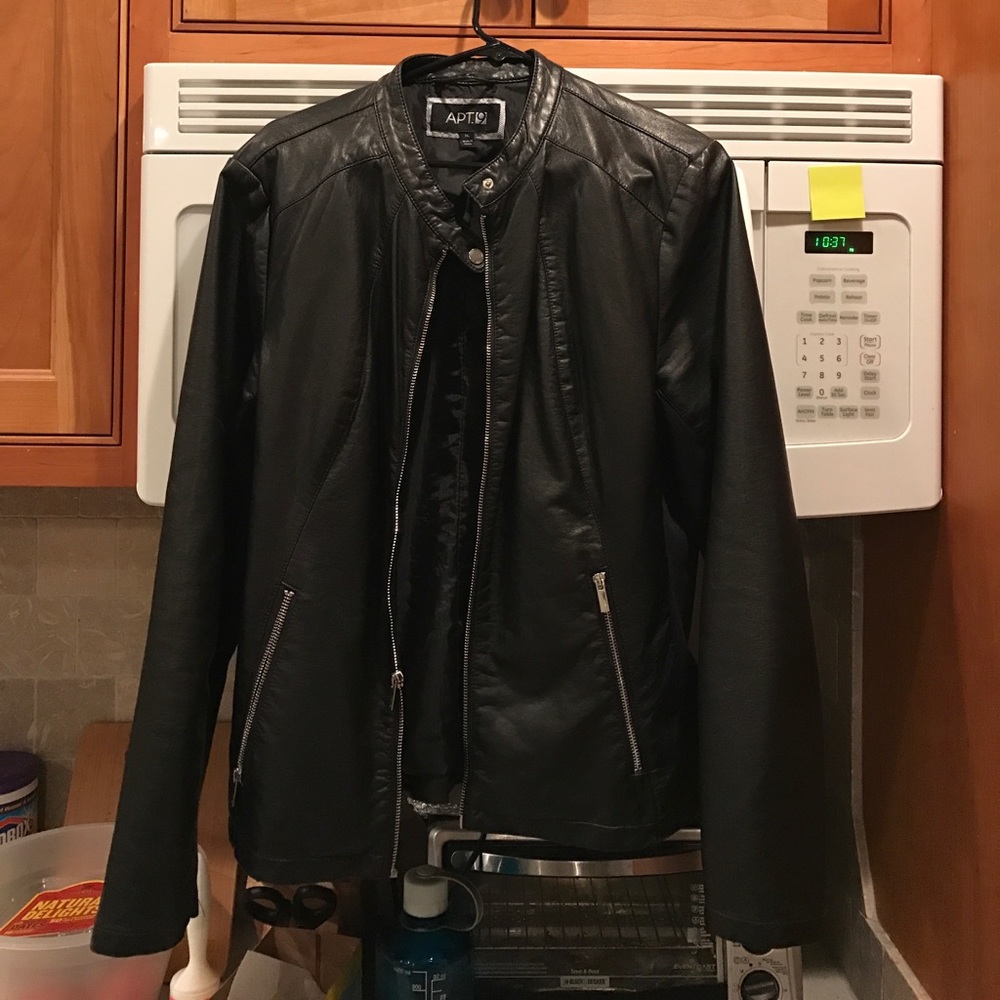 Apt. 9 Imitation Leather Jacket