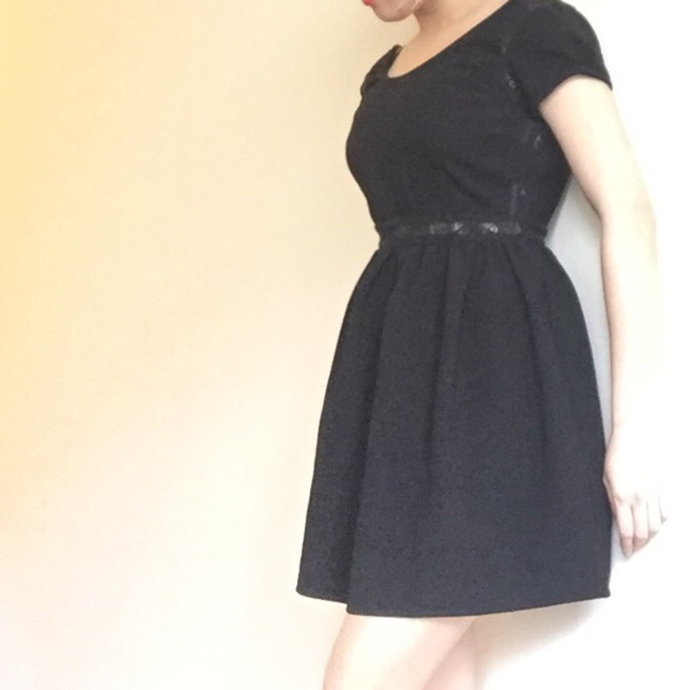 Urban Outfitters black lace dress
