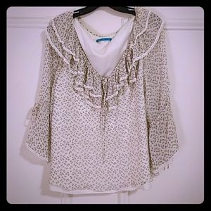 Alice + Olivia Bohemian Floral Top