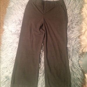 Charcoal grey and black slacks