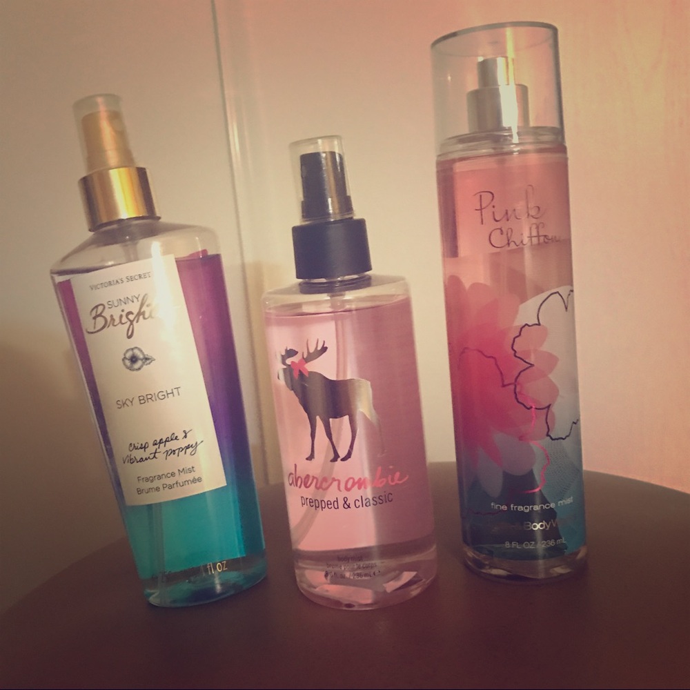 Vs sky bright,af classic mist and pink chiffon