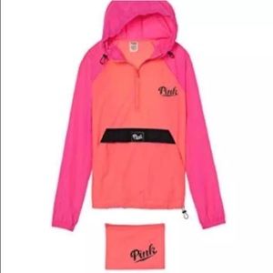 NEW Victoria's Secret PINK Anorak Windbreaker M/L