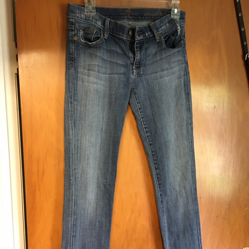 7 for all Mankind size 28 straight leg jean