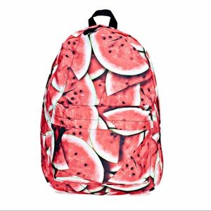 Watermelon Printed Backpack