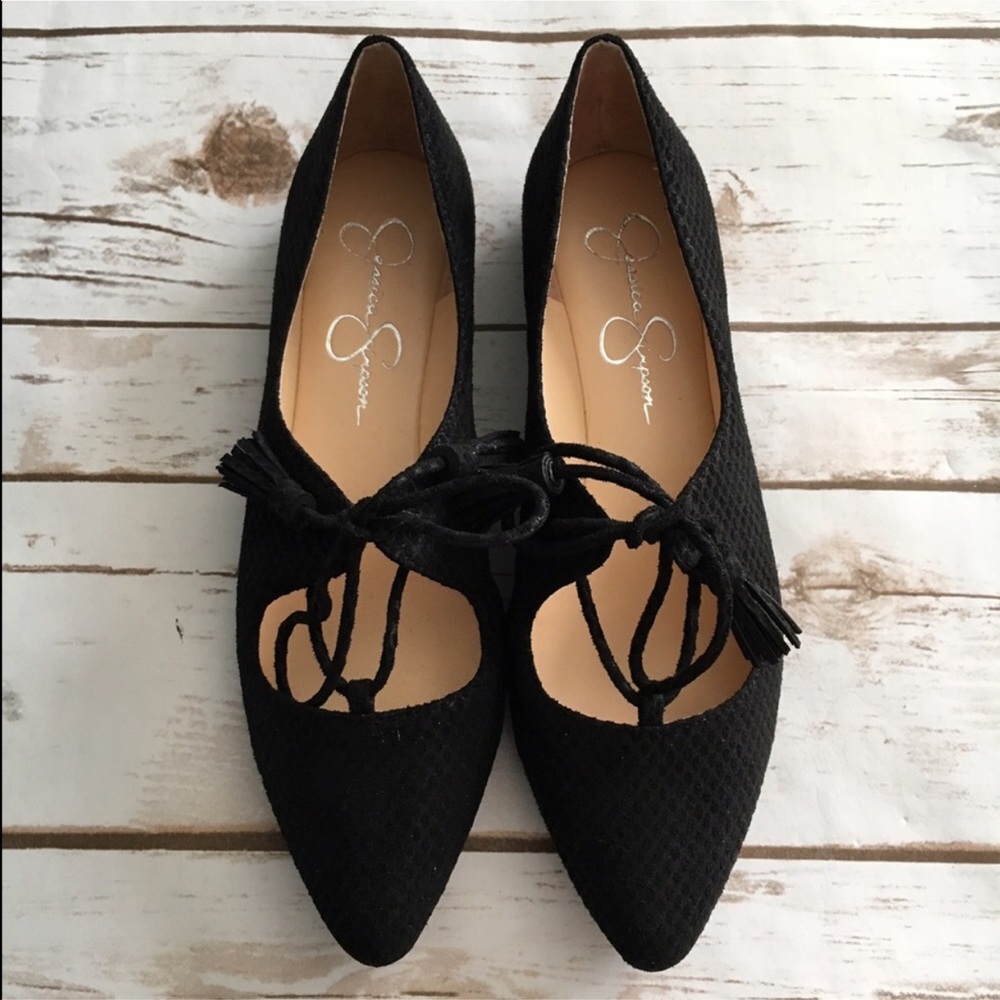 Black Jessica Simpson flats