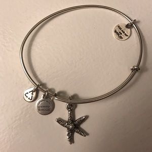 Starfish alex and ani adj bangle