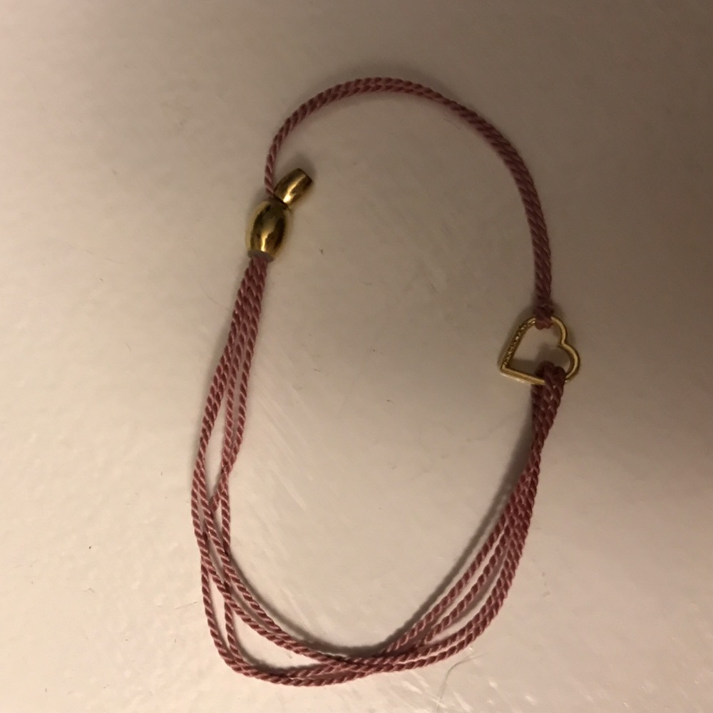 Light pink gold heart kindred cord