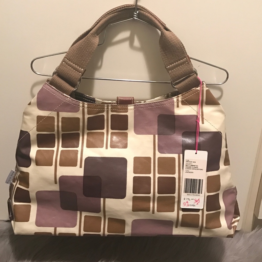 Orla Kiely Lavender Square Flower Classic Bag