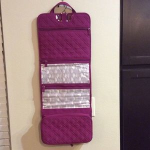 Vera Bradley cosmetic bag in quilted plum!