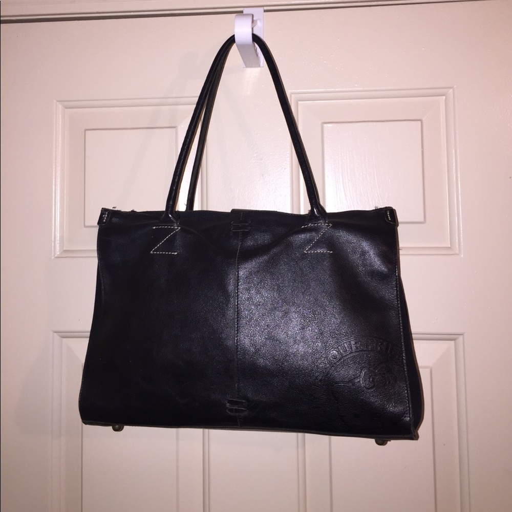 Genuine Leather Sanrio Hello Kitty bag!