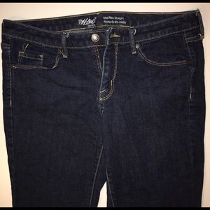 EUC Mossimo (Target) mid rise straight leg jeans 8