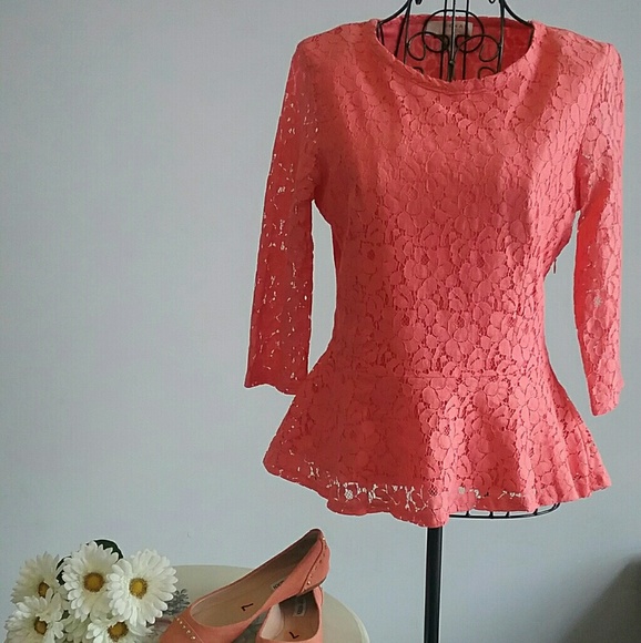 Kenar peplum blouse - Picture 1 of 4