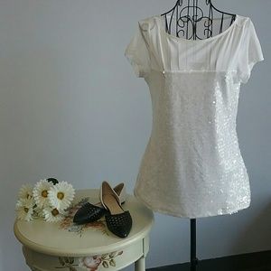 Whbm sequined top