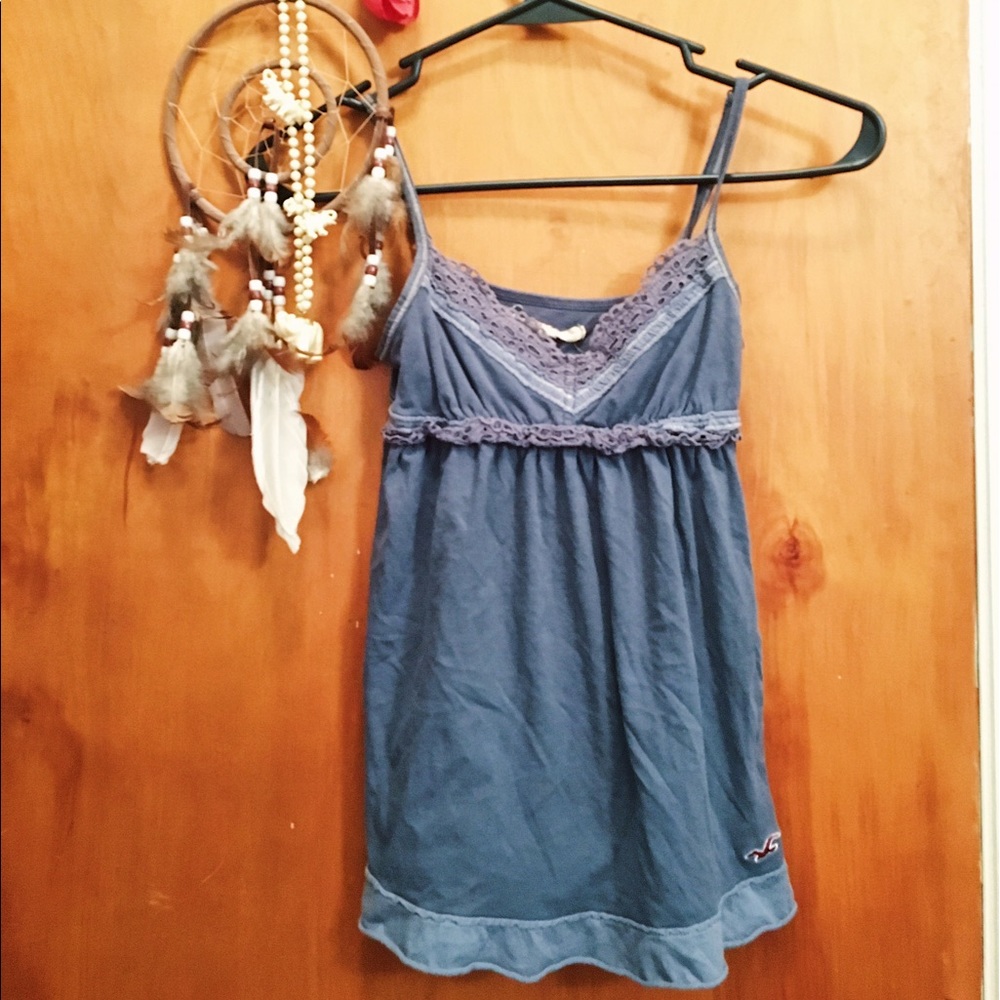 Hollister Navy Tank Top