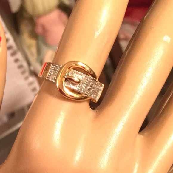 Diamond Belt Ring - Picture 7 of 8