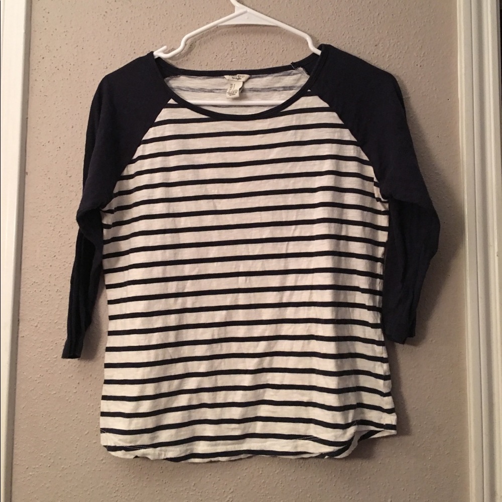 Forever 21 Striped Long Sleeve Tee