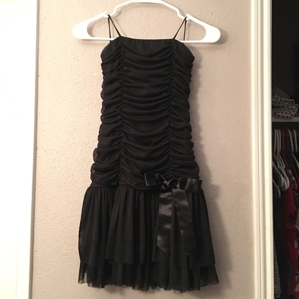 Black Cocktail Dress w/ Bow