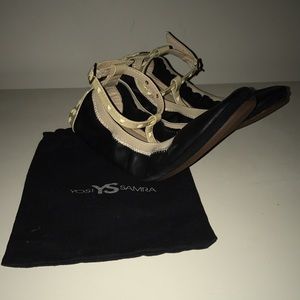 Yosi Samra Erica T-Strap Foldable Flat  **SALE***