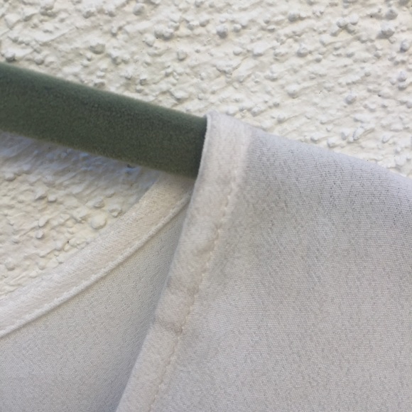 ❌SOLD❌Lovers + Friends White Bodysuit Blouse - Picture 5 of 8