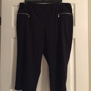 Pull on Pant with zipper detail!