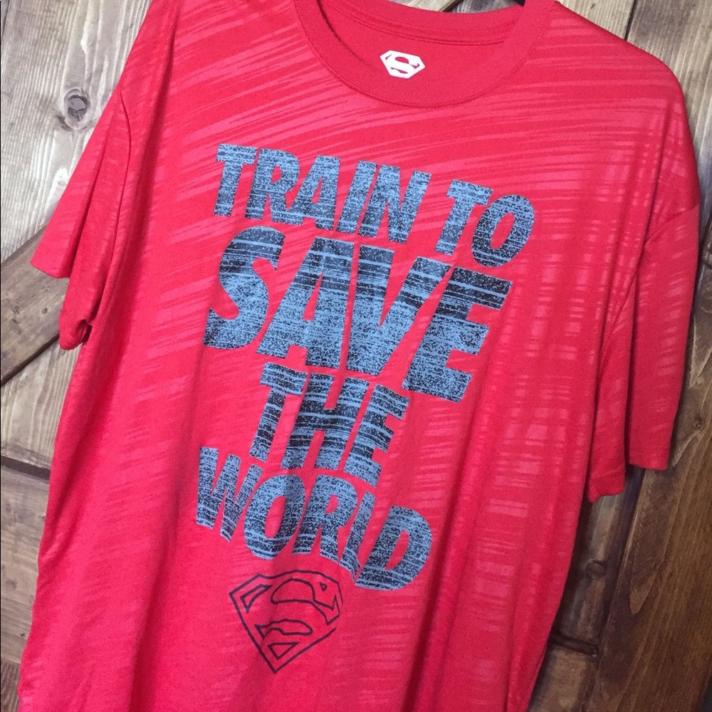 Superman workout shirt