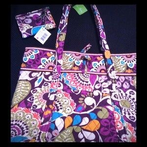 Vera Bradley Brand New Tote Bag & Matching Wallet.