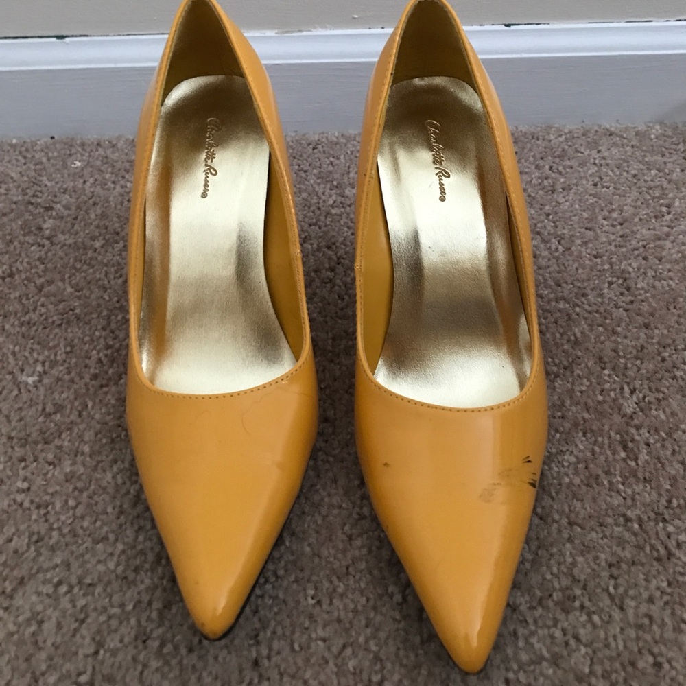 Gold heels