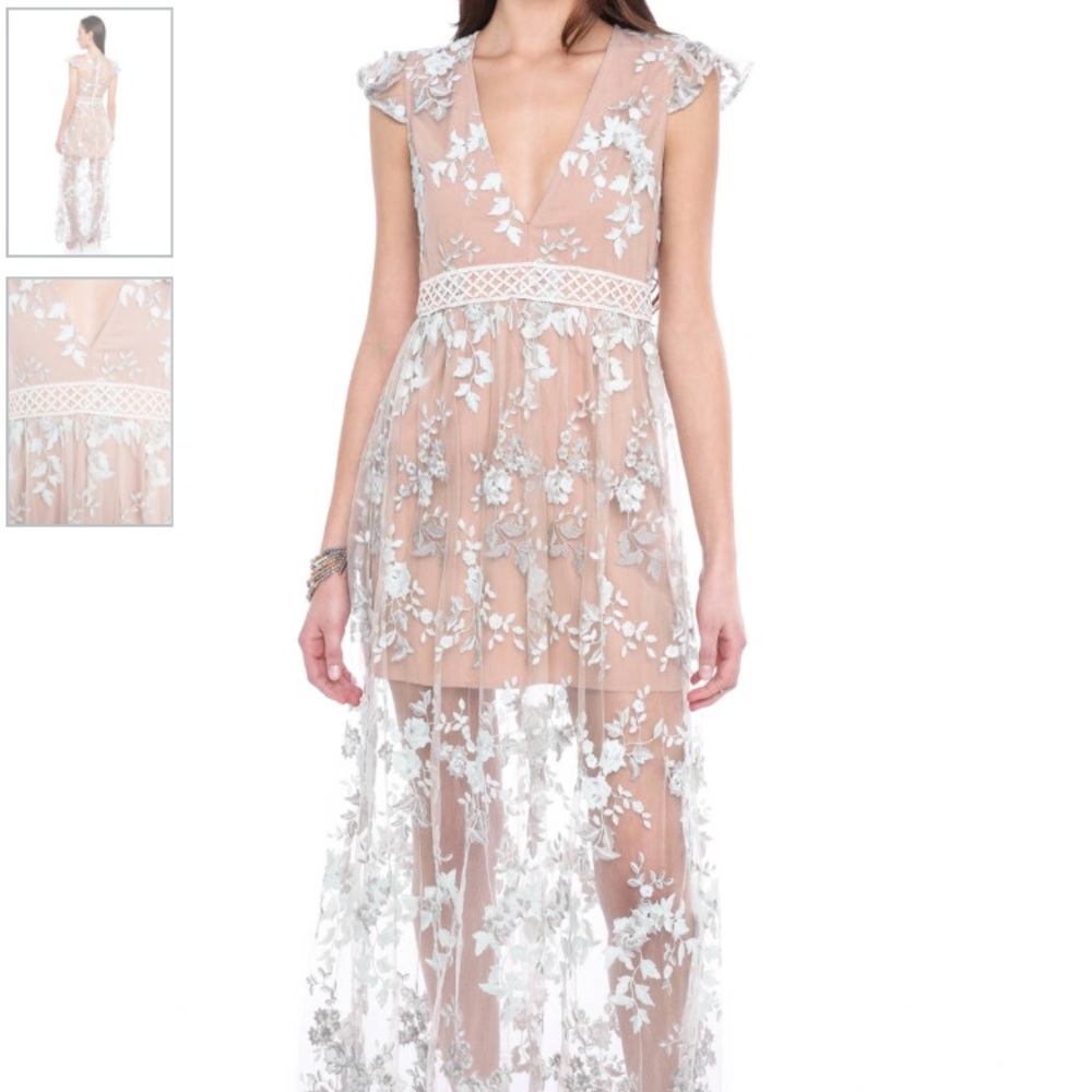 WAYF embroidered dress