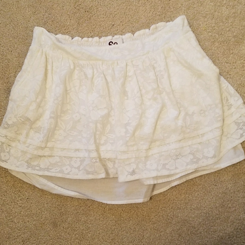 White lacey skirt