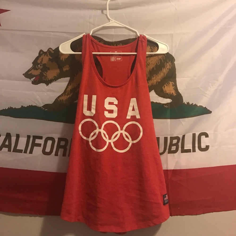 Razor back Olympic tank top