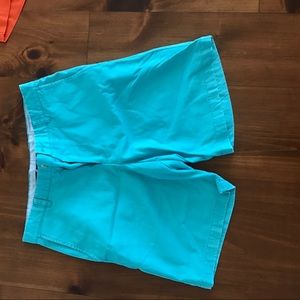 Turquoise Southern Tide shorts