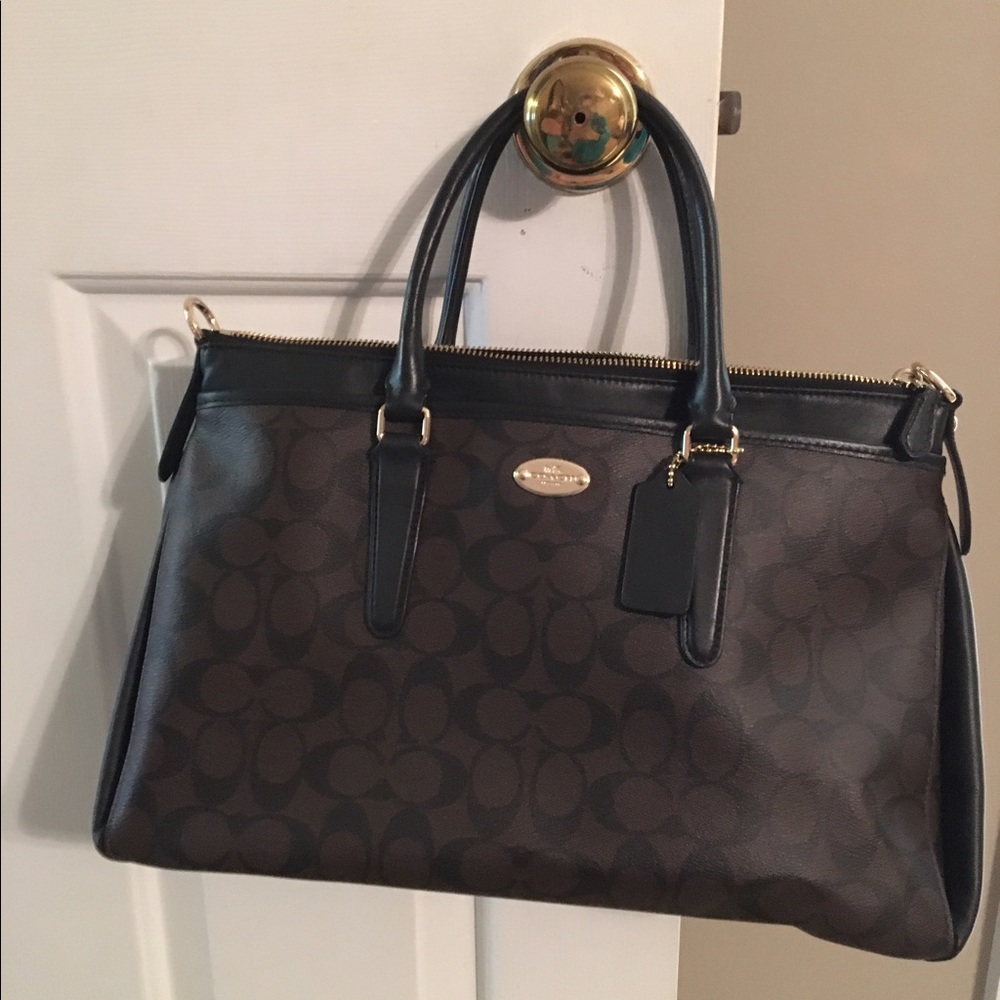 Coach signature purse