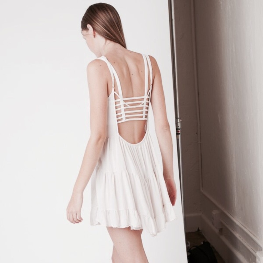 Brandy Melville Jada Dress in Cream NWOT