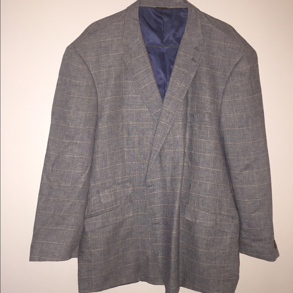 Linen silk feel blazer