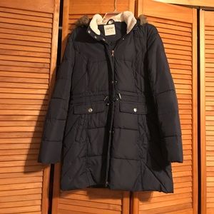 ESPRIT winter coat. Navy blue, large