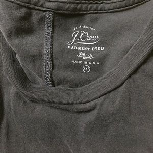 J.Crew garment dyed pocket t shirt dress grey XXS