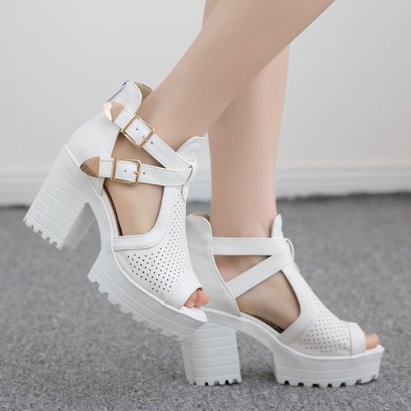 Shoes - ✨Available now!✨ Platform Double Buckle Sandals