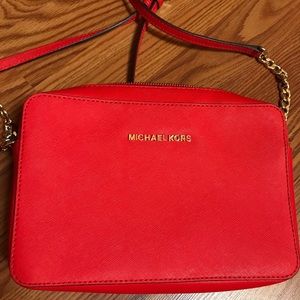 Michael Kors Jet Set Large Saffiano Crossbody
