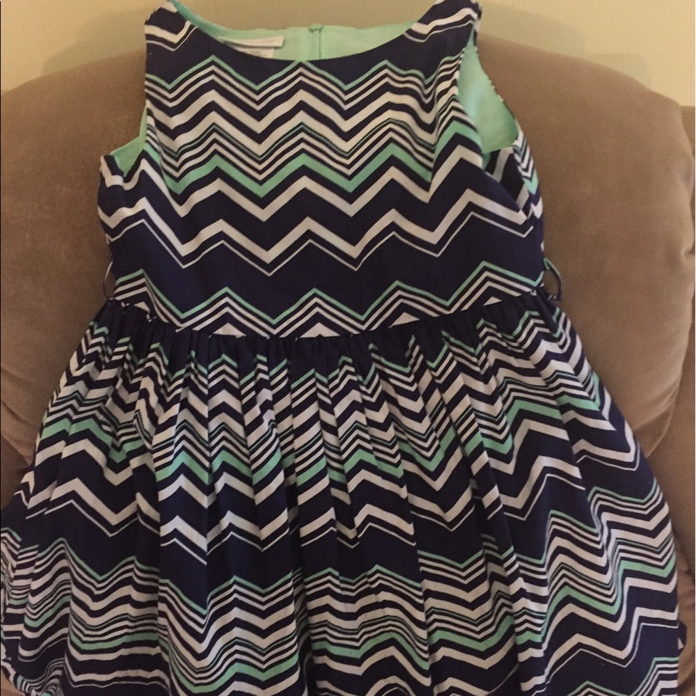Chevron design dress