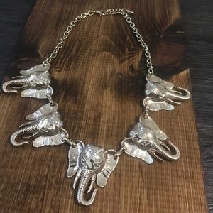 F21 Elephant Statement Necklace