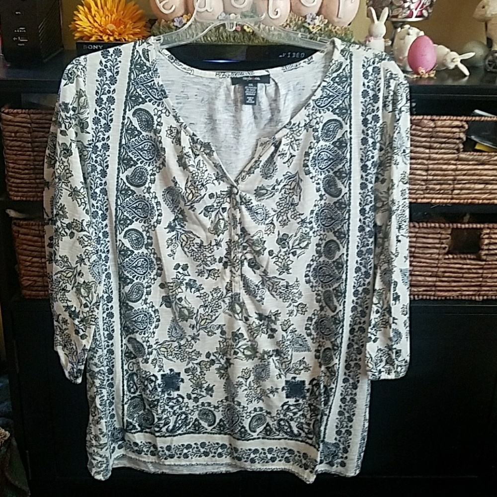 Paisley tunic