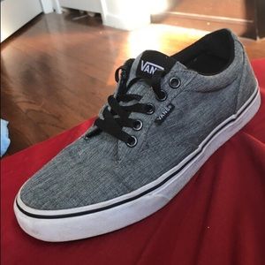 gray Vans low top sneaker. Used