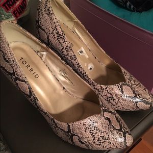 Torrid Snakeskin Wedges