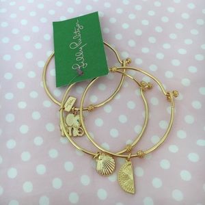 Lilly Pulitzer charm bangles