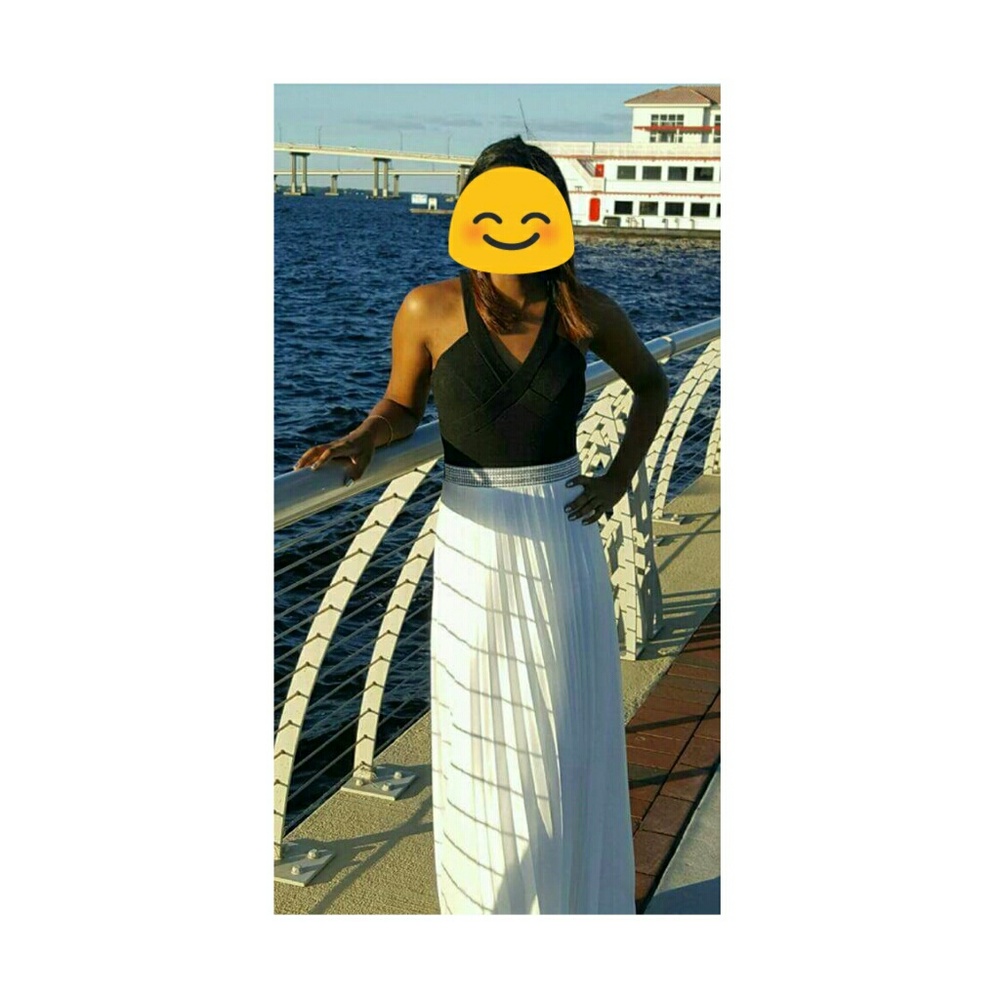 Black and White Prom Dress