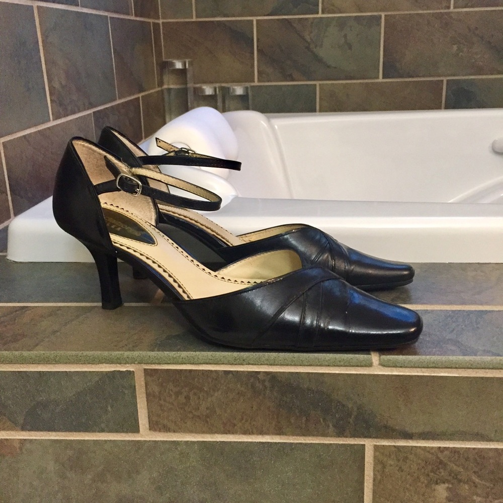 Liz Claiborne Ankle-Strap Heels