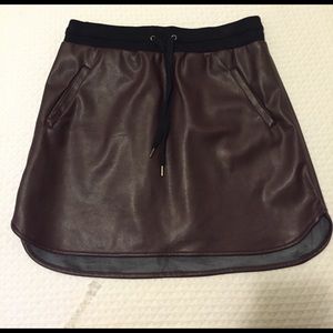 Forever 21 faux leather skirt