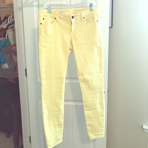 Always skinny gap yellow jeans